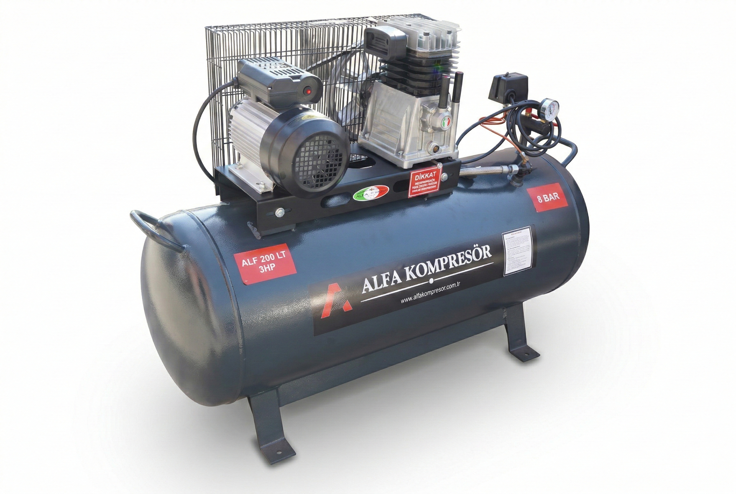 ALFA 200 Litre Kompresör 