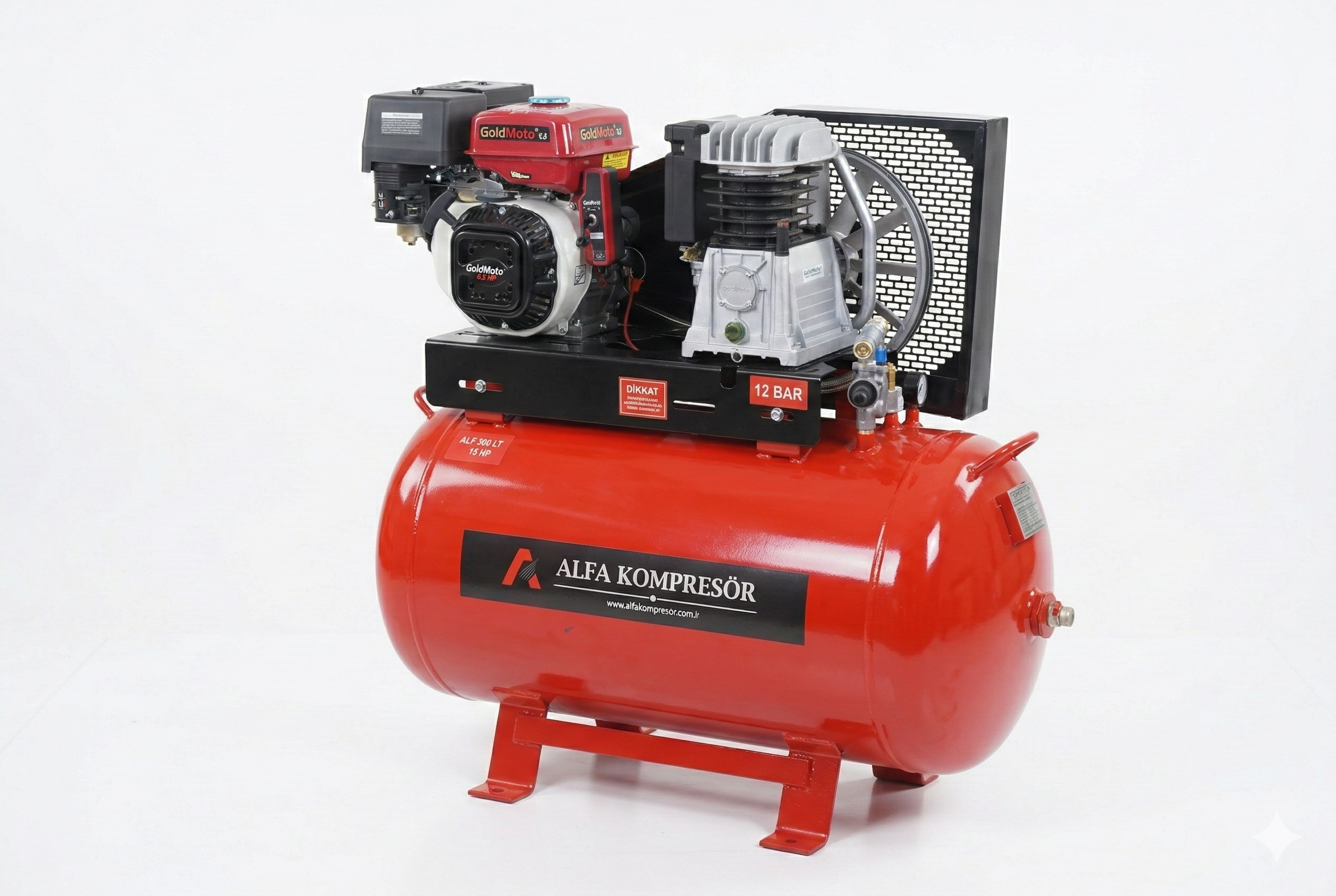 ALFA 300 Litre Kompresör Kırmızı