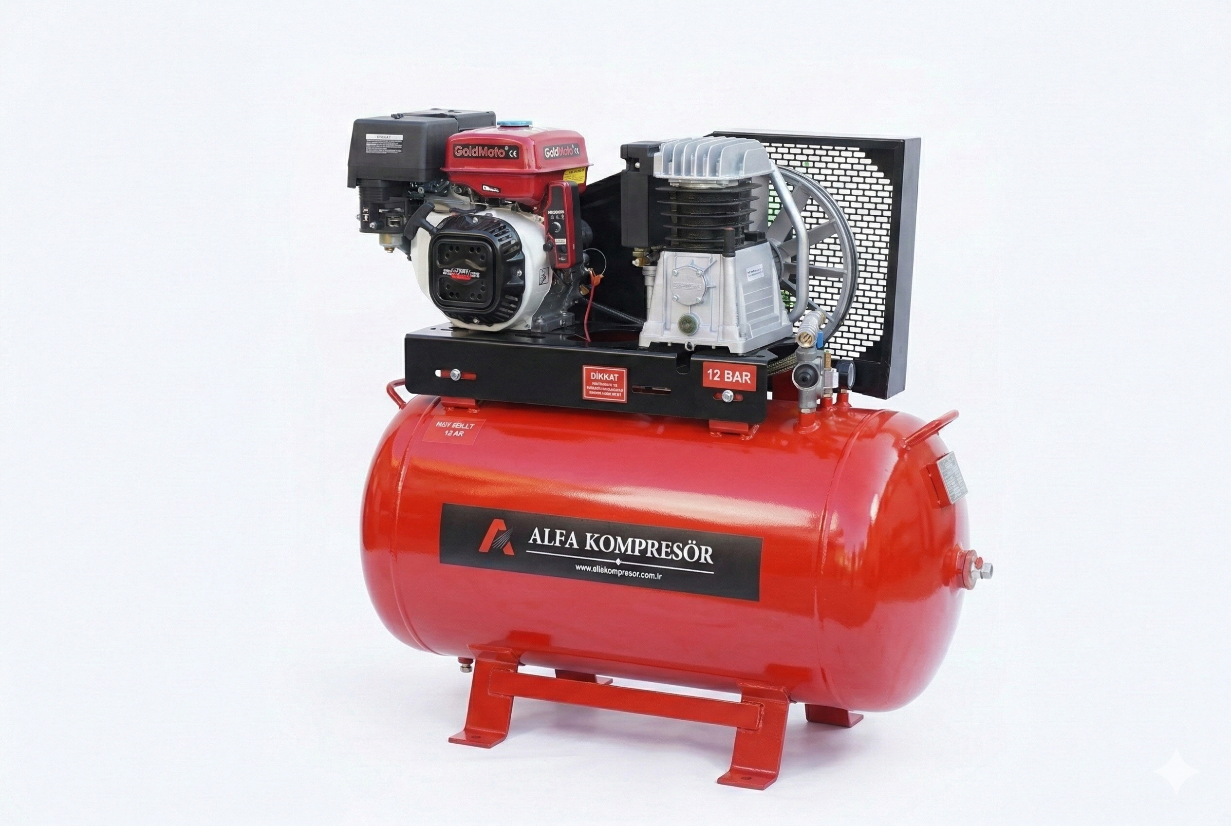 ALFA 300 Litre Kompresör Kırmızı